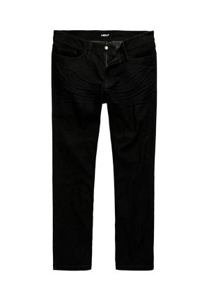 Zwarte denim jeans met slim fit, voorzien van een vijf-pocket ontwerp, ritsfly en subtiele stikdetails. Gemaakt van stevige stof.