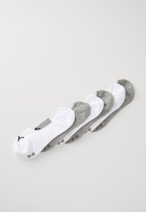 FOOTIE 6 PACK UNISEX  - Chaussettes de sport - white/grey