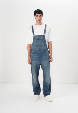 CLASSIC DUNGAREE - Denim Dungarees - denim medium