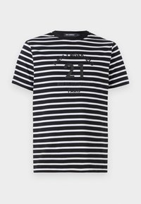 CREWNECK - T-shirt imprimé - black/white