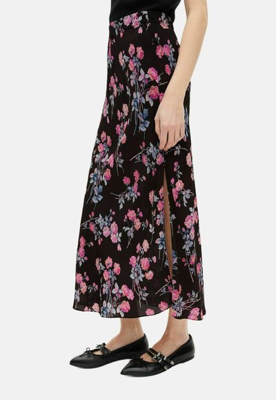 The Kooples A-lijn rok - black pink