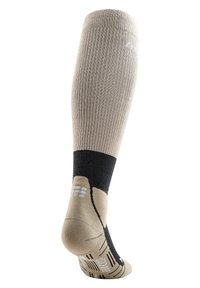 CEP HIKING MERINO COMPRESSION TALL SOCKS MEN - MADE IN GERMANY - Calzettoni - sand grey