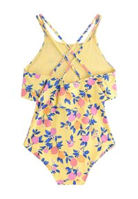 Lindex WITH FLOUNCE - Badpak - light yellow