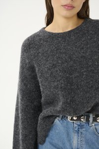 Gestuz ALPHA - Trui - charcoal melange