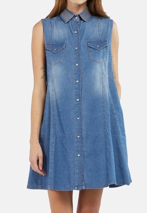 CAFèNOIR Vestito di jeans - blue