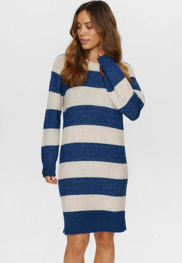 NURIETTE BIG STRIPE - Strickkleid