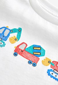 Next TRANSPORT SHORT SLEEVE REGULAR FIT - Triko s potiskem - white diggers