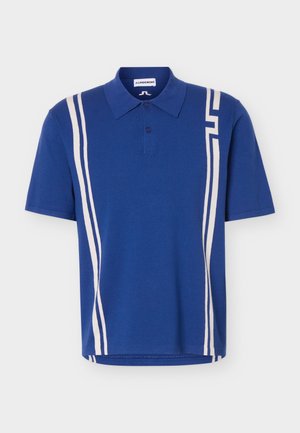 J.LINDEBERG Sports, RYLAN STRIPE GOLF - поло - estate blue