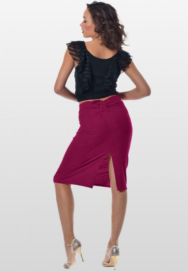 Damen Jeansröcke | Mava Lóu MELBOURNE Bleistiftrock fuchsia/beere - TR28264 Damen Jeansröcke | Mava Lóu MELBOURNE Bleistiftrock fuchsia/beere - TR28264
