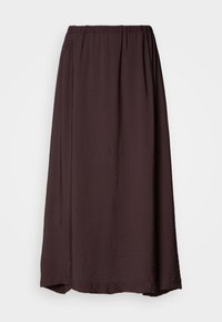 SKIRT KAMALA - Maxi skirt - dark brown
