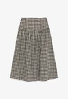 ARKET SEERSUCKER SKIRT - Jupe trapèze - white black