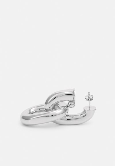 Rabanne XL LINK DOUBLE HOOP EARRING - Naušnice - silver-coloured