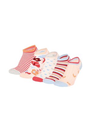 Yuhu, MÄDCHEN SNEAKER 5ER PACK     - Socken - rot