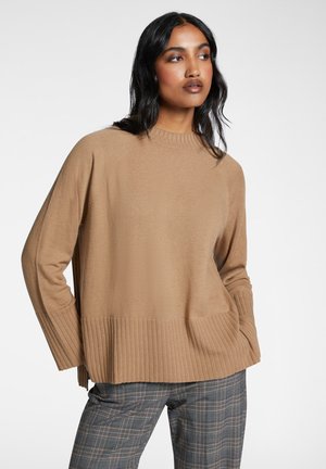 GIROCOLLO SOFT TOUCH - Maglione - beige