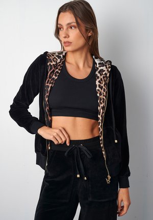 SUGARFREE Mikina so zipsom - black