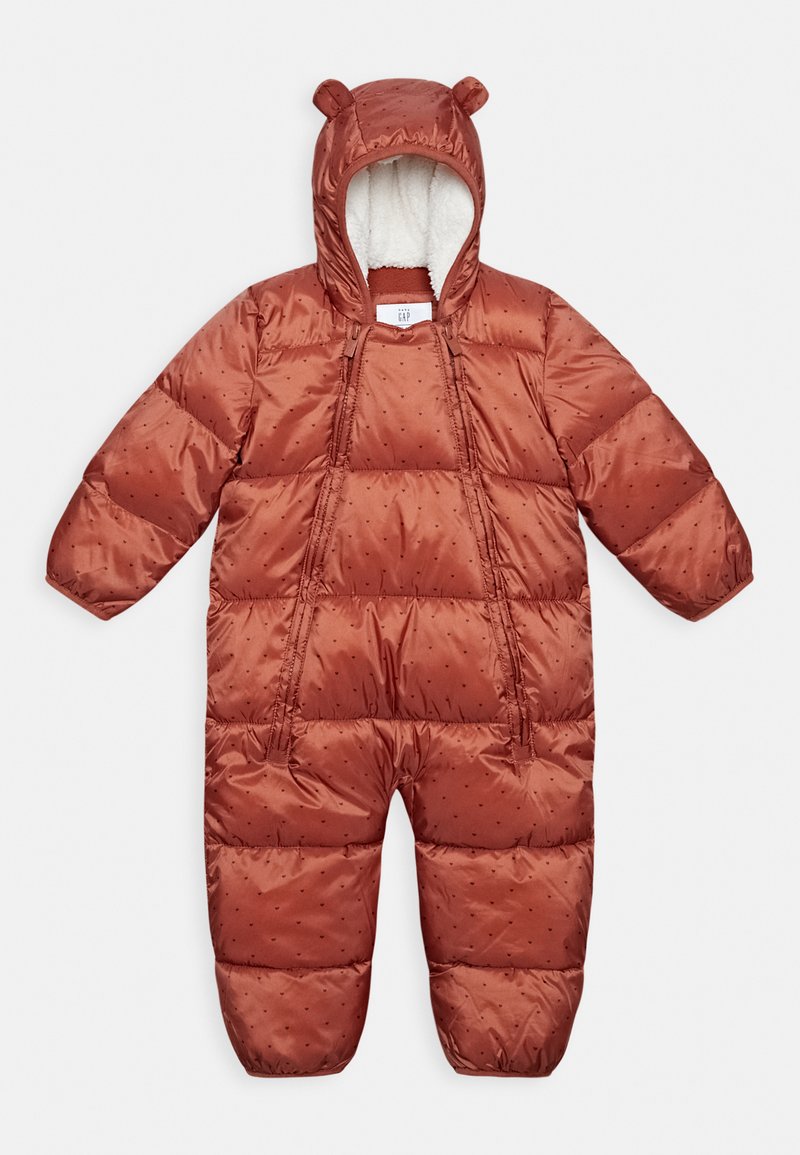 GAP WARMEST SNOWSUIT BABY Schneeanzug saddle/braun Zalando.at