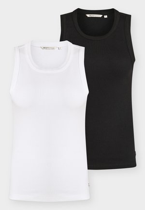 RACERBACK 2 PACK - Μπλούζα - deep black