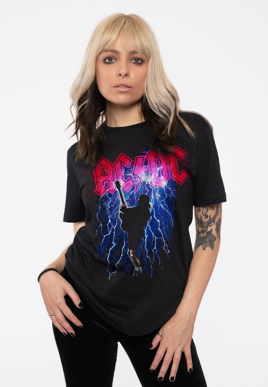 Funko Pop! Tee: ACDC - Thunderstruck - Small - AC/DC - T-Shirt, Maglietta - Vestiti - Idea Maniche Corte per gli Adulti Uomini e Donne - Merchandising Ufficiale - Music Fans