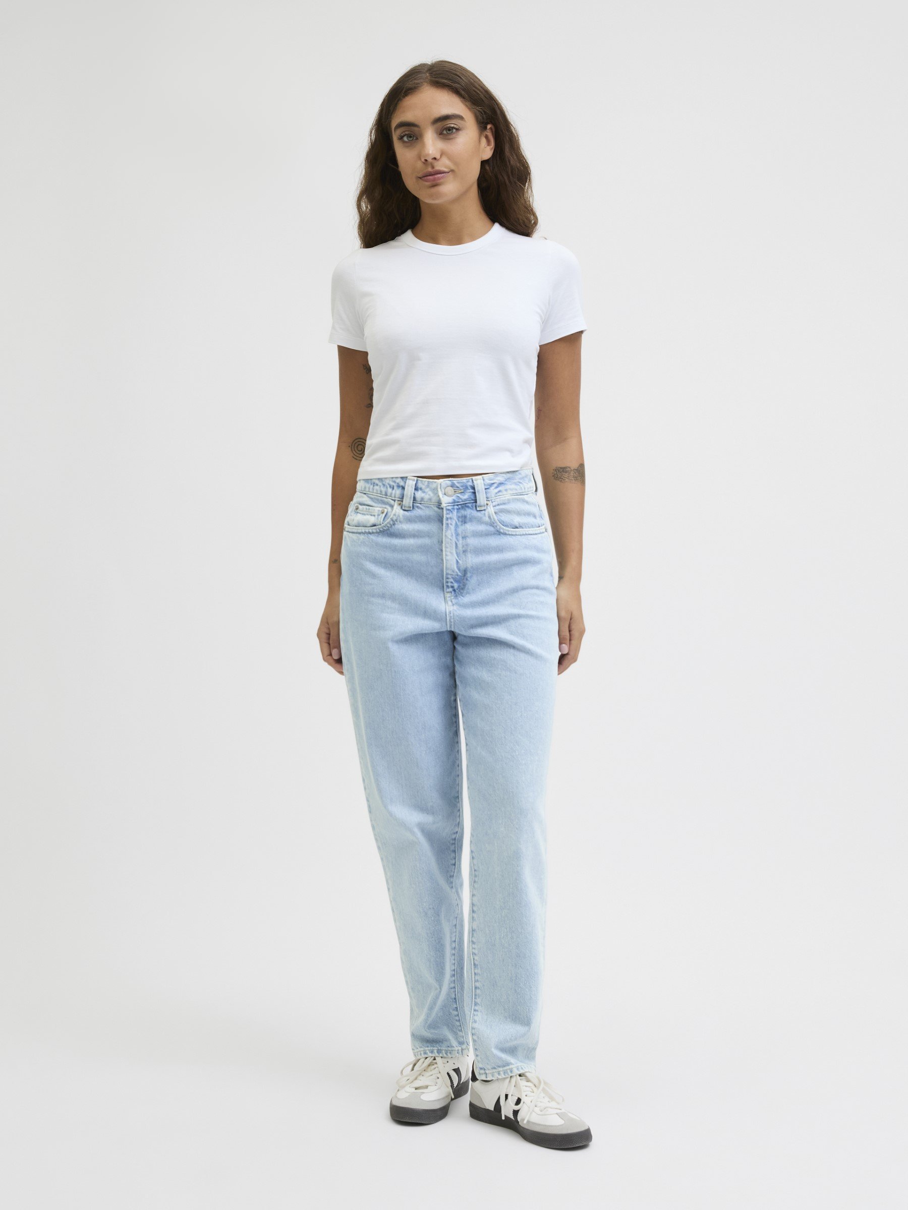 JJXX JXLISBON MOM FIT - Mom Jeans - light blue denim/light-blue