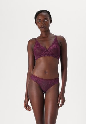 AMOURETTE CHARM - Triangle bra - deep burgundy