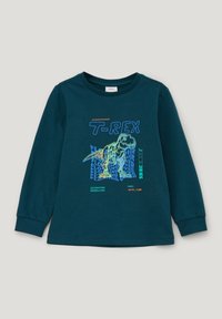 s.Oliver GUMMIERTEM  - Longsleeve - petrol