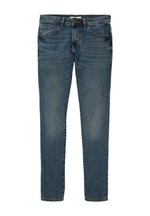 TOM TAILOR Troy Slim Jeans voor heren, 10113 - Clean Mid Stone Blue Denim, 34W x 34L