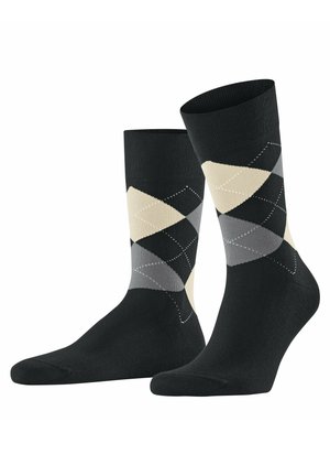 FALKE SENSITIVE ARGYLE - Calze - black