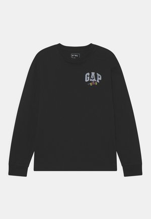 LOGO TEE BOYS - Camiseta de manga larga - true black