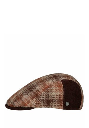Lierys BENROVER CHECK FLAT - Beanie - rost