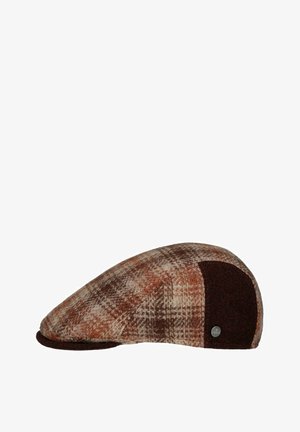 Lierys BENROVER CHECK FLAT - Beanie - rost