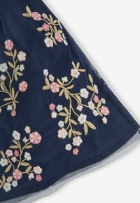 JoJo Maman Bébé FLORAL EMBROIDERED - Kokteilinė suknelė / vakarėlių suknelė - navy