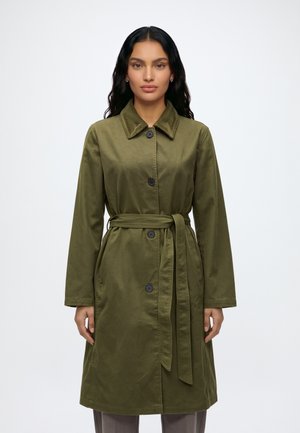 GAP, V MODERN TRENCH - Шлифер - ripe olive