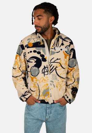 Fleece jacket - ecru