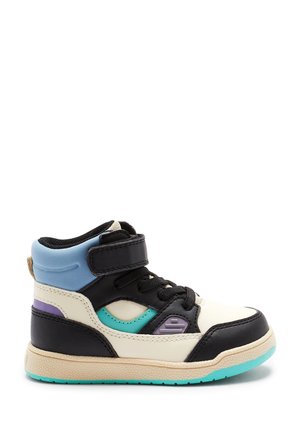 Lauflernschuh - white aqua blue