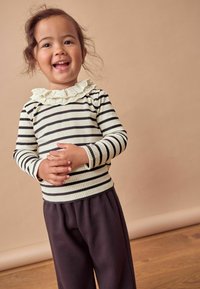 Next REGULAR FIT - Top s dlhým rukávom - black white stripe