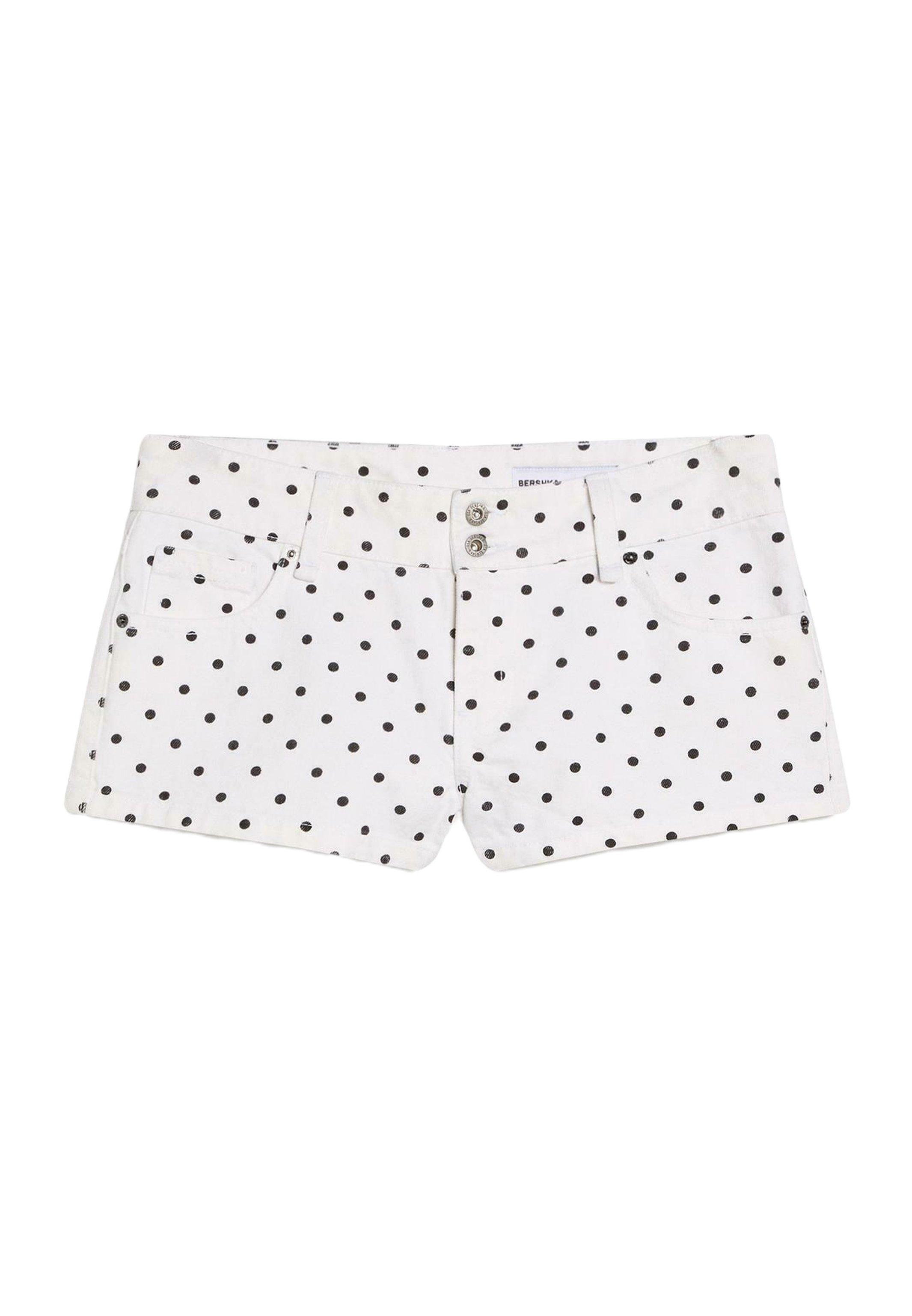 White Denim Shorts