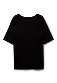 United Colors of Benetton V-NECK  - Jednoduché tričko - black