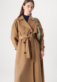 Tommy Hilfiger OVERSIZED BLEND - Trenchcoat - light sepia brown