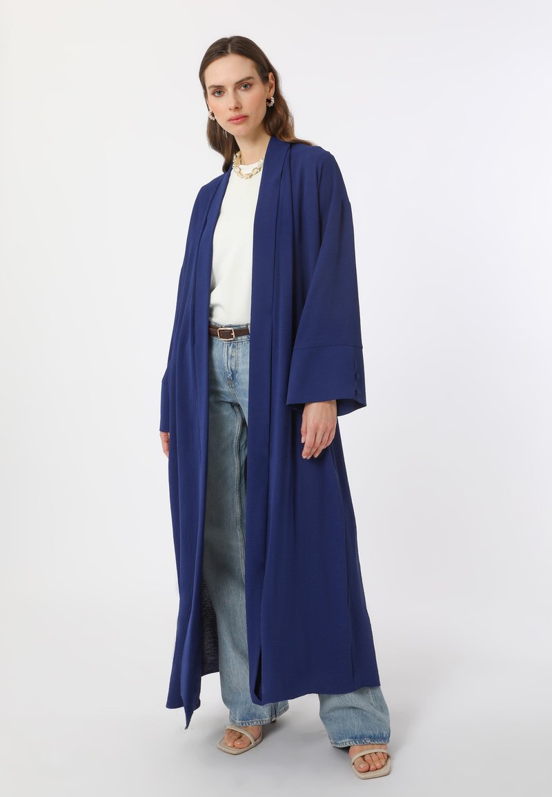 Modanisa - ABAYA REFKA - Classic coat - blue, Enlarge