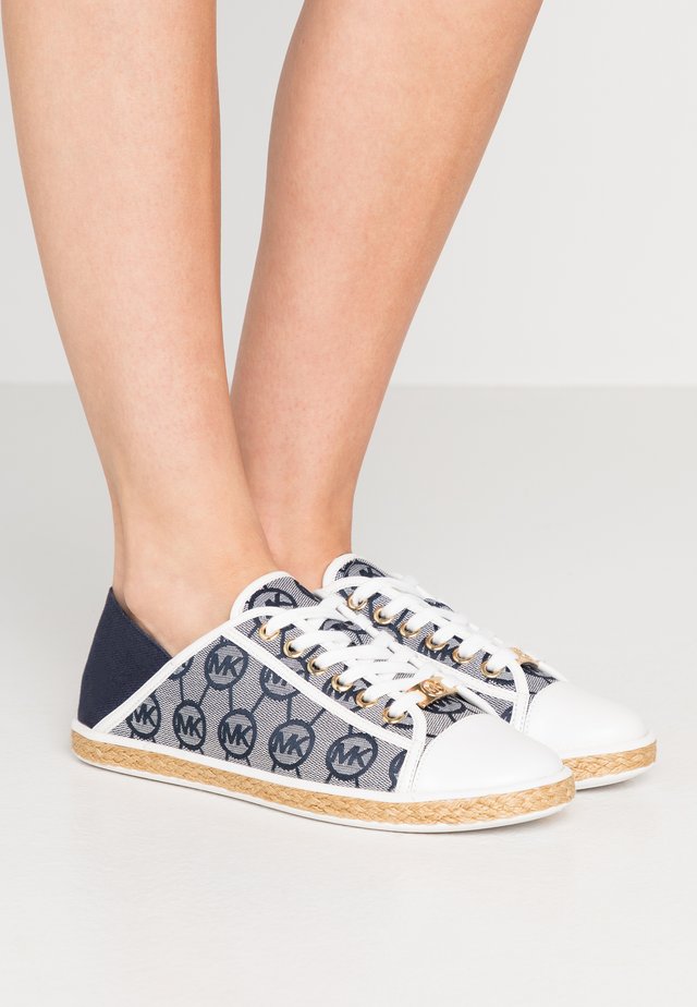 KRISTY SLIDE - Espadrille - ivory/denim