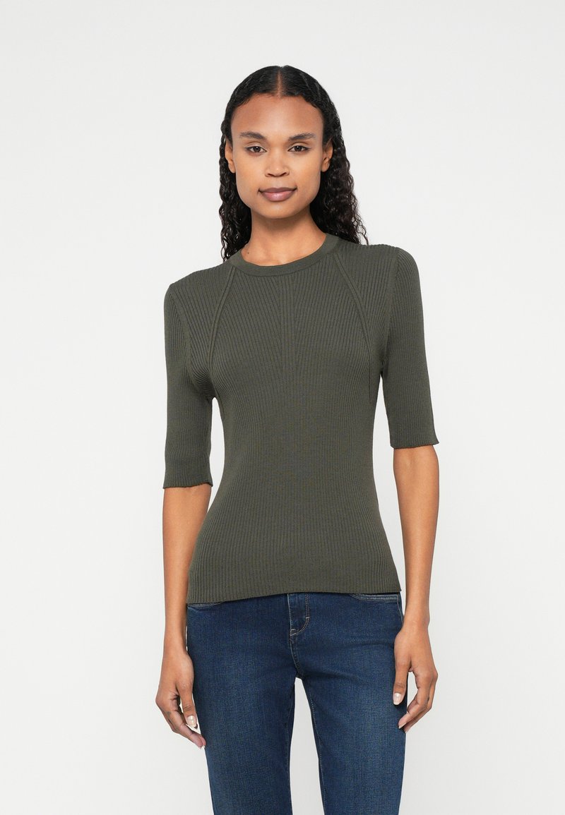 closed T-shirt basic groen closed T-shirt basic groen