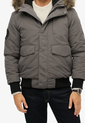 Winter jacket - mottled grey