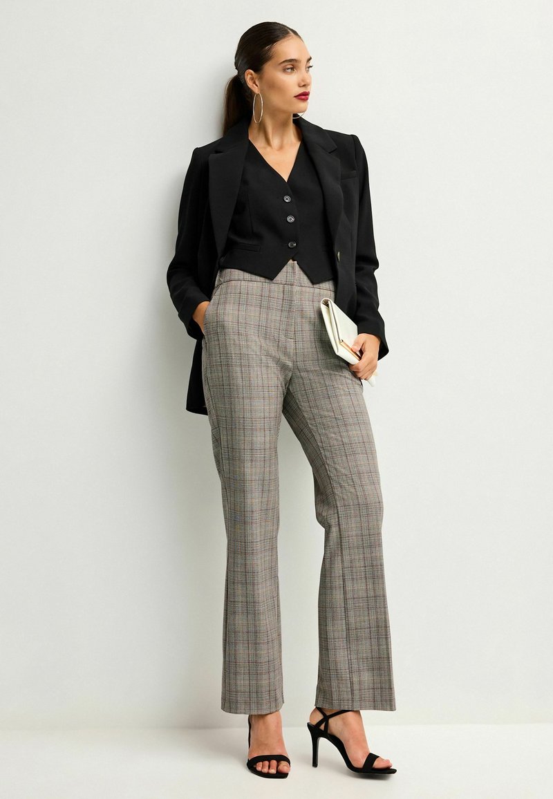 Next REGULAR FIT - Pantalon classique - brown check