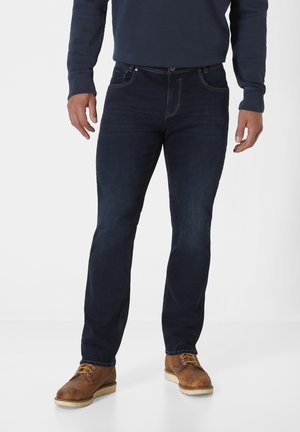 Paddock's BEN  STRETCH - Slim fit jeans - blue black used moustache