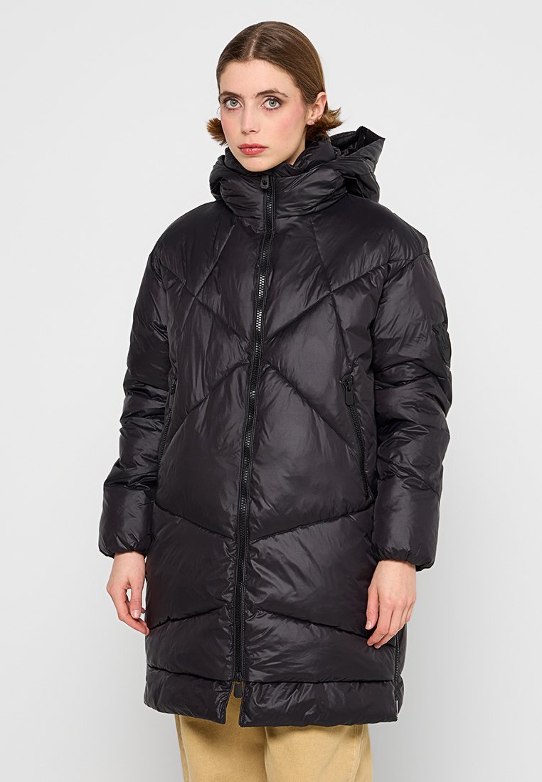 pinko Wintermantel zwart pinko Wintermantel zwart