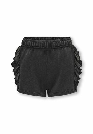 NORMAL GESCHNITTEN - Shorts di jeans - black