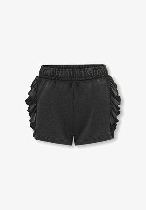 ONLY GIRLS NORMAL GESCHNITTEN - Shorts di jeans - black