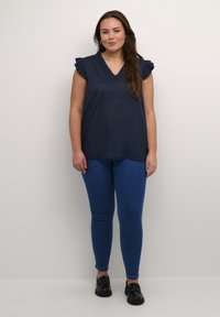 Kaffe Curve DAHLIE SMOCK - Palaidinė - midnight marine