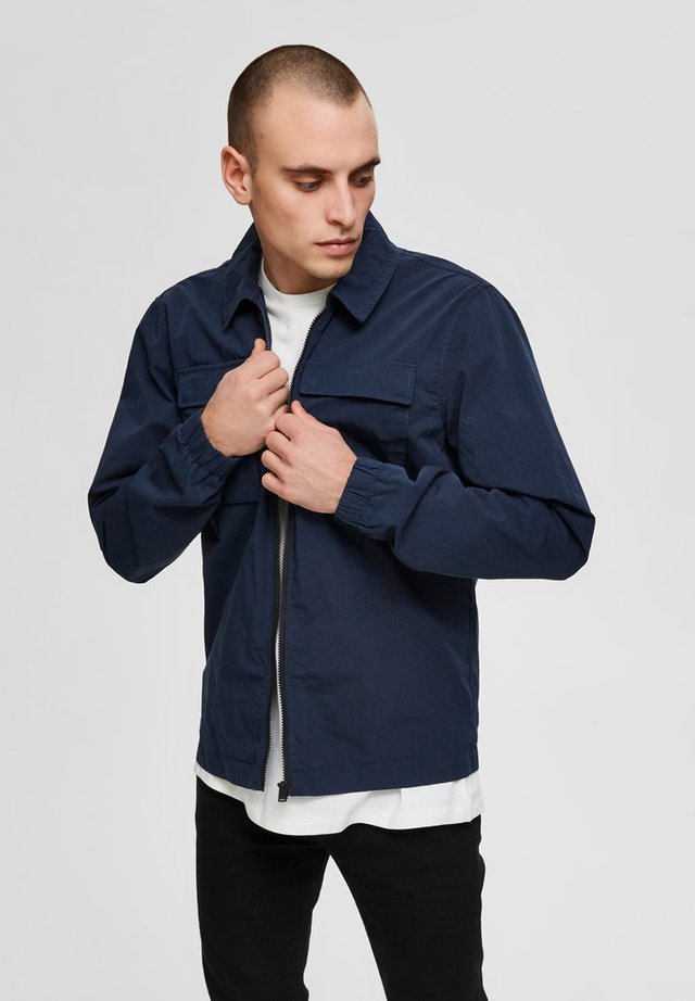 SLHNILES - Let jakke / Sommerjakker - mottled dark blue