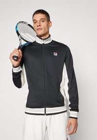 Fila JACKET BJÖRN - Jakna za treniranje - black/white alyssum